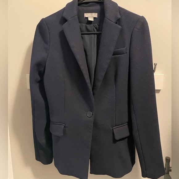 Kenar navy single button blazer - Picture 1 of 3